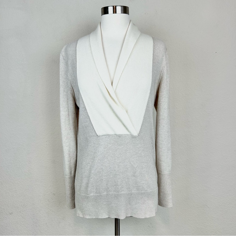 Banana Republic V-Neck Color Block Sweater NWOT